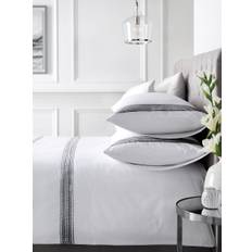 Appletree Embroidered Bands Embroidered Duvet Cover SetDobbelt