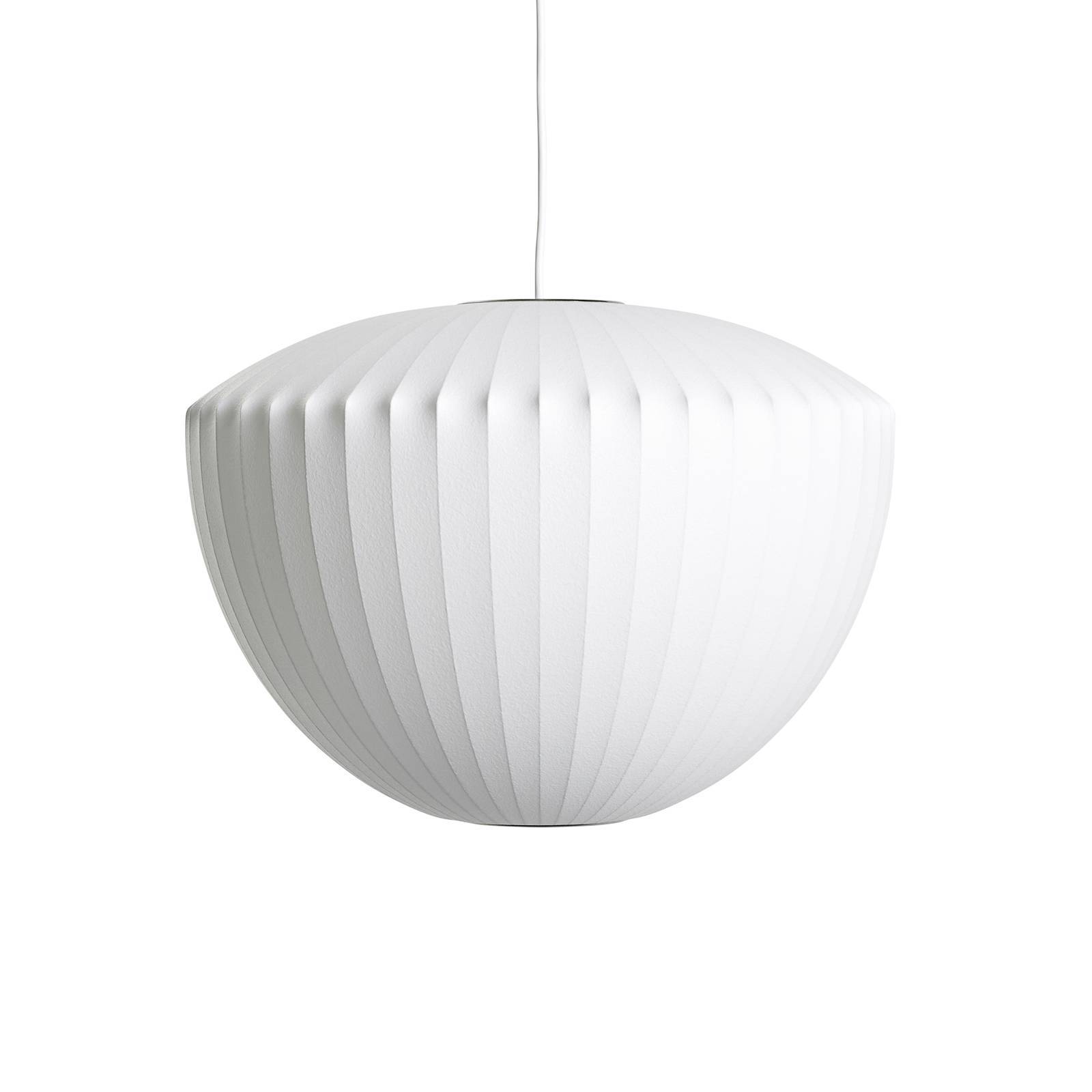 HAY Designer hængelampe Nelson Apple Bubble, dæmpbar, Hvid/opal, Stue/spisestue, Plast, Design