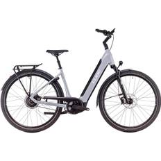 Supreme Hybrid Deluxe SLX 625 Easy-Entry Electric Hybrid Bike - Polar Grey/White (2025)
