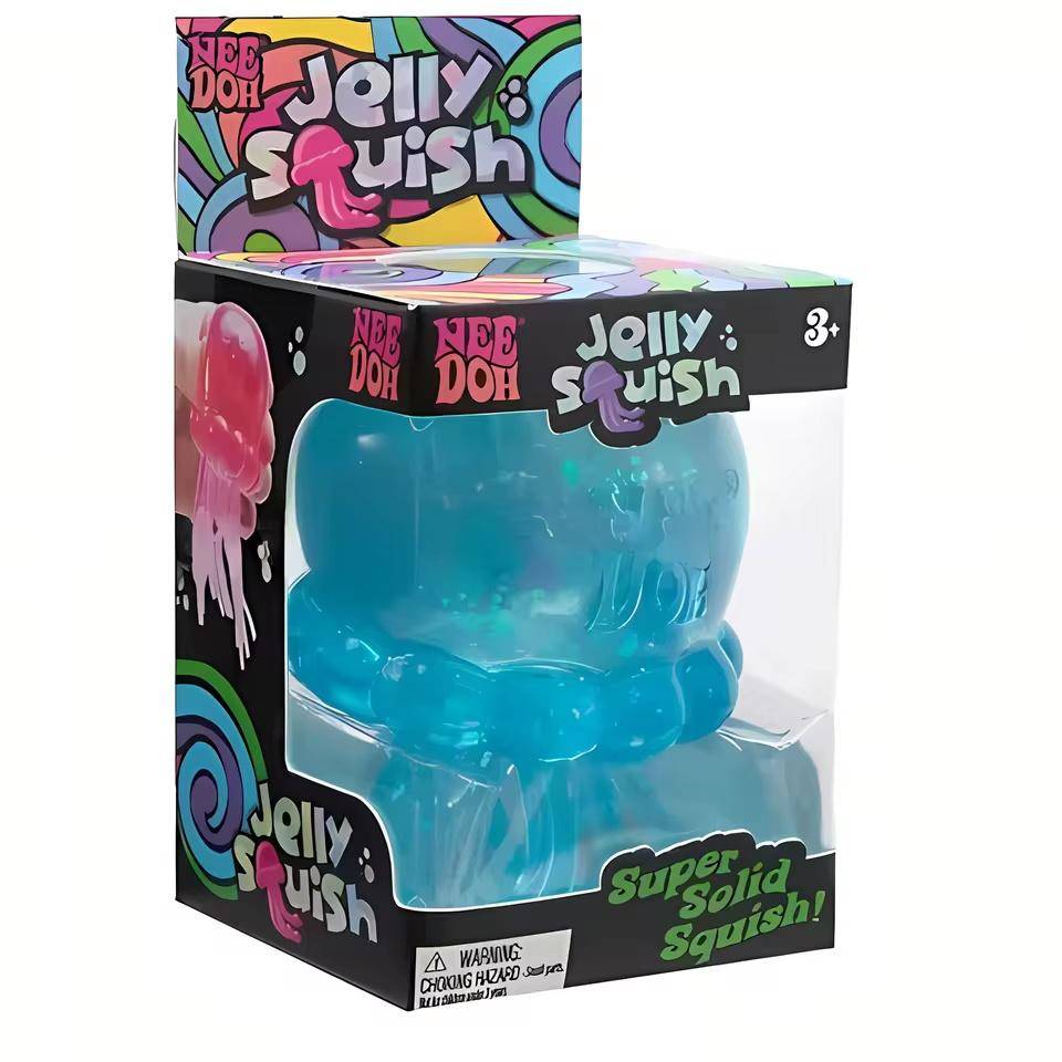 Schylling Needoh Nice Cube Sensorisk Nice-Sicle Stresslindring Squishy Kub Anti-Ångest Klämbar Objekt För Fokus ADHD-Populationen