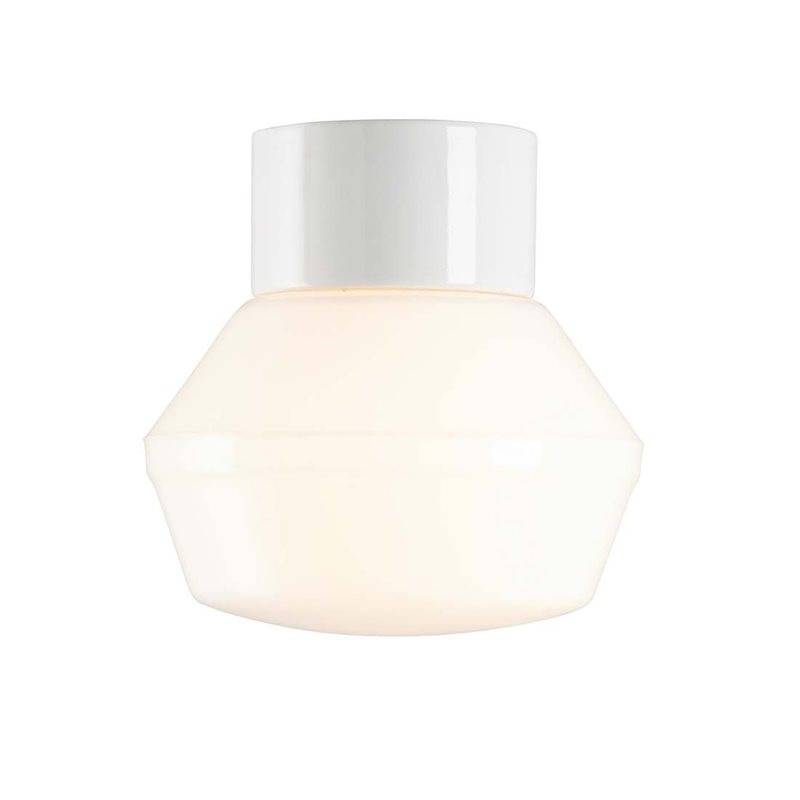 Ifö Electric Classic Ifökupa tak- och vägglampa IP54, Vit/Blank
