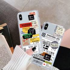 iPhone 7/8/SE (2020/2022) Stötdämpande Skal - Fashion C54 Prislappar