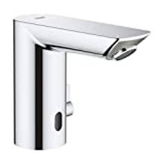GROHE Bau Cosmopolitan E, Infrarot-Elektronik Armatur für den Waschtisch (wasser- und energiesparender Wasserhahn, variabel einstellbarer Temperaturbegrenzer, hygienisch, pflegeleicht) chrom, 36451000