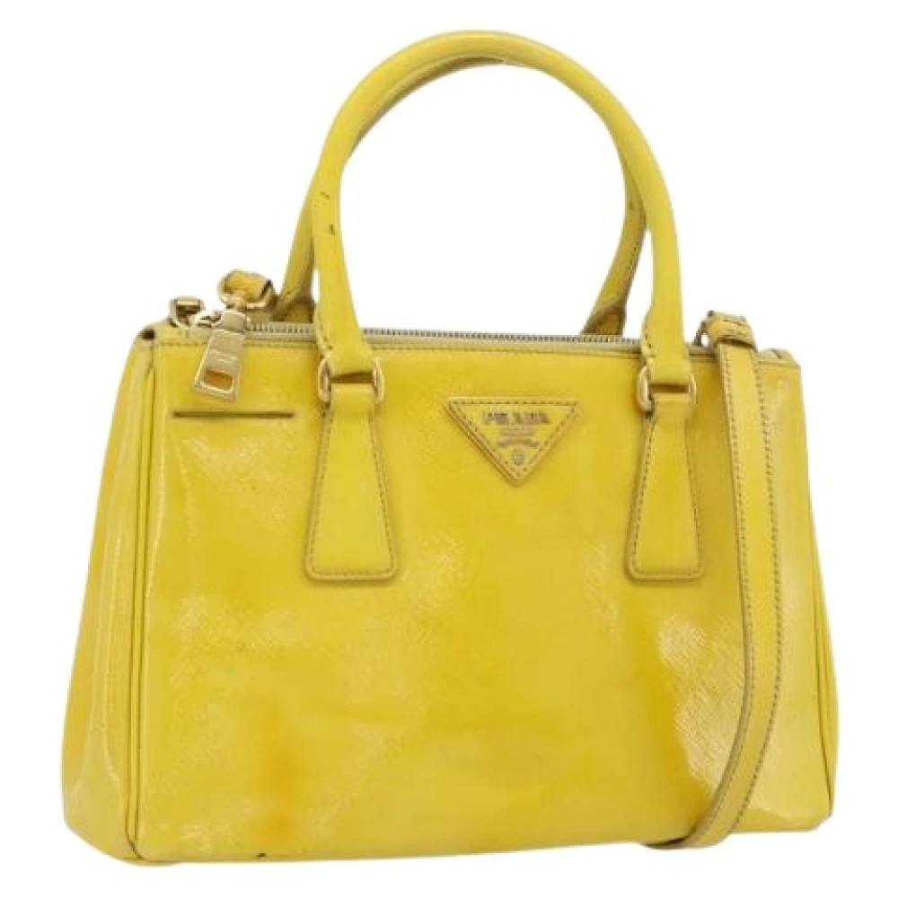 Prada Vintage Pre-owned Vintage Håndtaske - Vintage - Dame - Gul - ONE SIZE - Uld