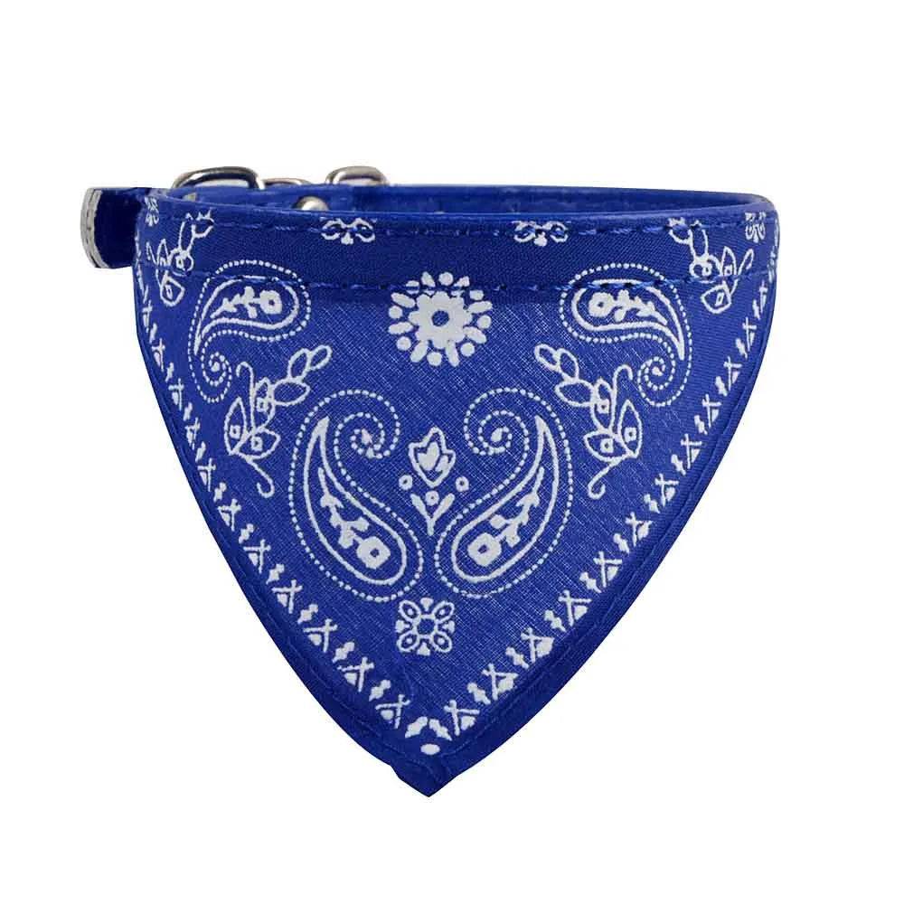 Pet Bandana Collar Neckerchief for Dogs & Cats - Blue / S 1cm 30cm (S 1cm 30cm)