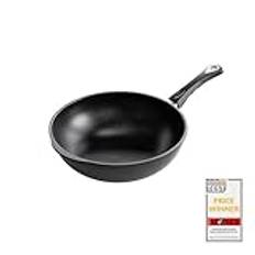AMT Gastroguss Världens [...] Extra stor wok icke-induktion, diameter 32 cm, höjd 10 cm, gjuten aluminium, Lotan® Non-Stick beläggning, AMZN-1032S-E