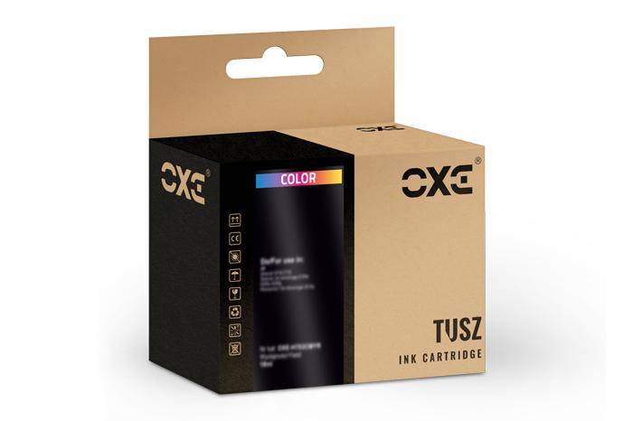 OXE CMY HP 305XL bläckpatron, återanvänd ersättning, 3YM63AE (visar bläcknivå) (produkten fungerar med HP+ enheter, version e ) (anti-uppgradering)