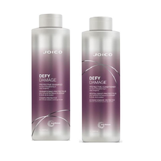 Joico - Defy Damage Protective Shampoo 1000 ml + Joico - Defy Damage Protective Conditioner 1000 ml