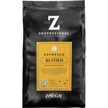Espresso Zoegas Professional Rustico Hela bönor 500g