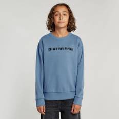 Kids Unisex Sweater Loose Unbrushed - Medium blue - boys - 128