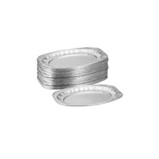 Serveringstallrikar i aluminium, set om 40