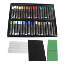 Oil Pastel Set Professional 36 Colors High Pigment Vibrant Soft Oil Pastels for Artists Beginners