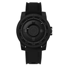 Magnetic Suspension Watch Unisex Cool Waterproof Quartz Wrist Watch for Couples with Black Shell grön