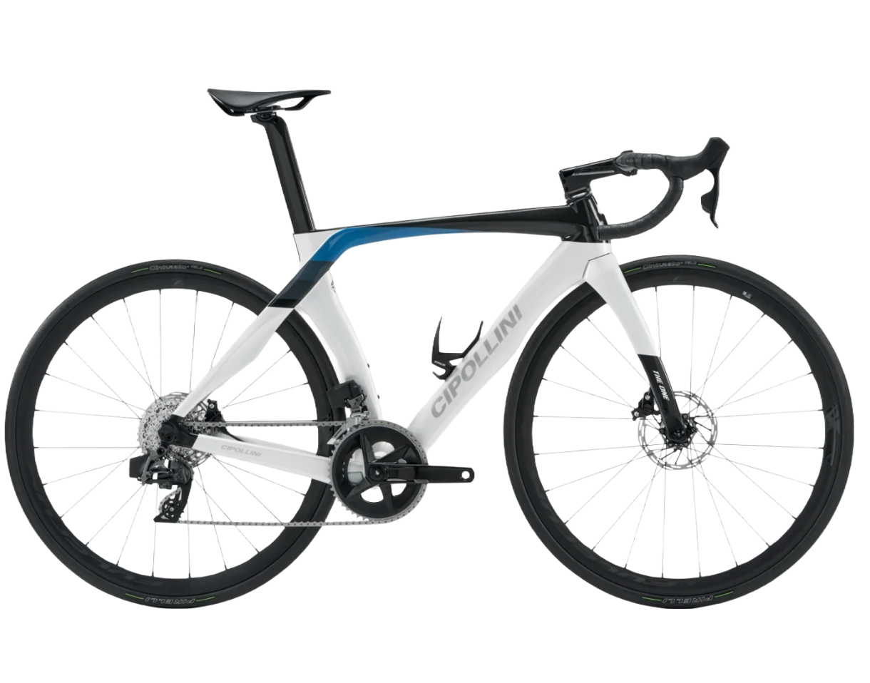 Cipollini RB1K The One DB 2026 - Shimano Dura-Ace Di2 2x12sp - Campagnolo BORA WTO 45 - 064 / S / White Pearl/Carbon/Blue Shiny (S)