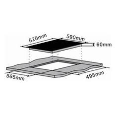 Silverline JI 6001 P - Induktionskogeplade