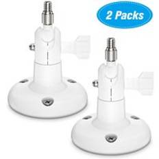3- pack justerbart väggfäste för arlo hd / arlo pro / arlo pro 2/ arlo go / arlo ultra / wyze cam pan hemkamera monteringsfäste utomhus - Vit 2- pack