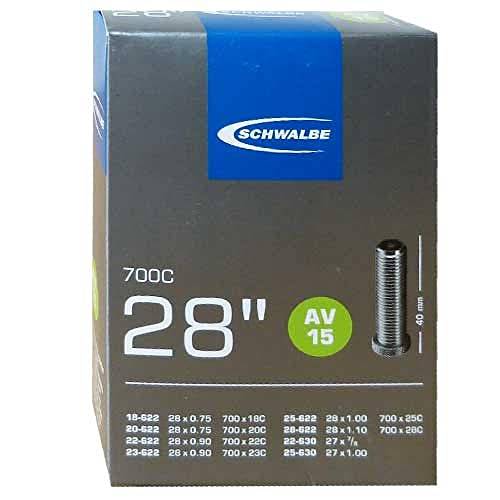 Schwalbe AV15 Rör Schrader (700 x 18-28C) - 27 x 1-28 x 1,10 tum