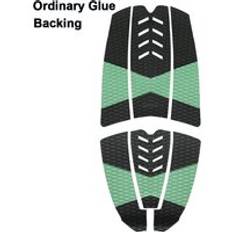 Surfing traction pad 2 delar premium eva med grepp surfbr&#xE4;da longboard paddle board 3m stark limfot skimboard wakesurf - Vanlig gr&#xF6;n