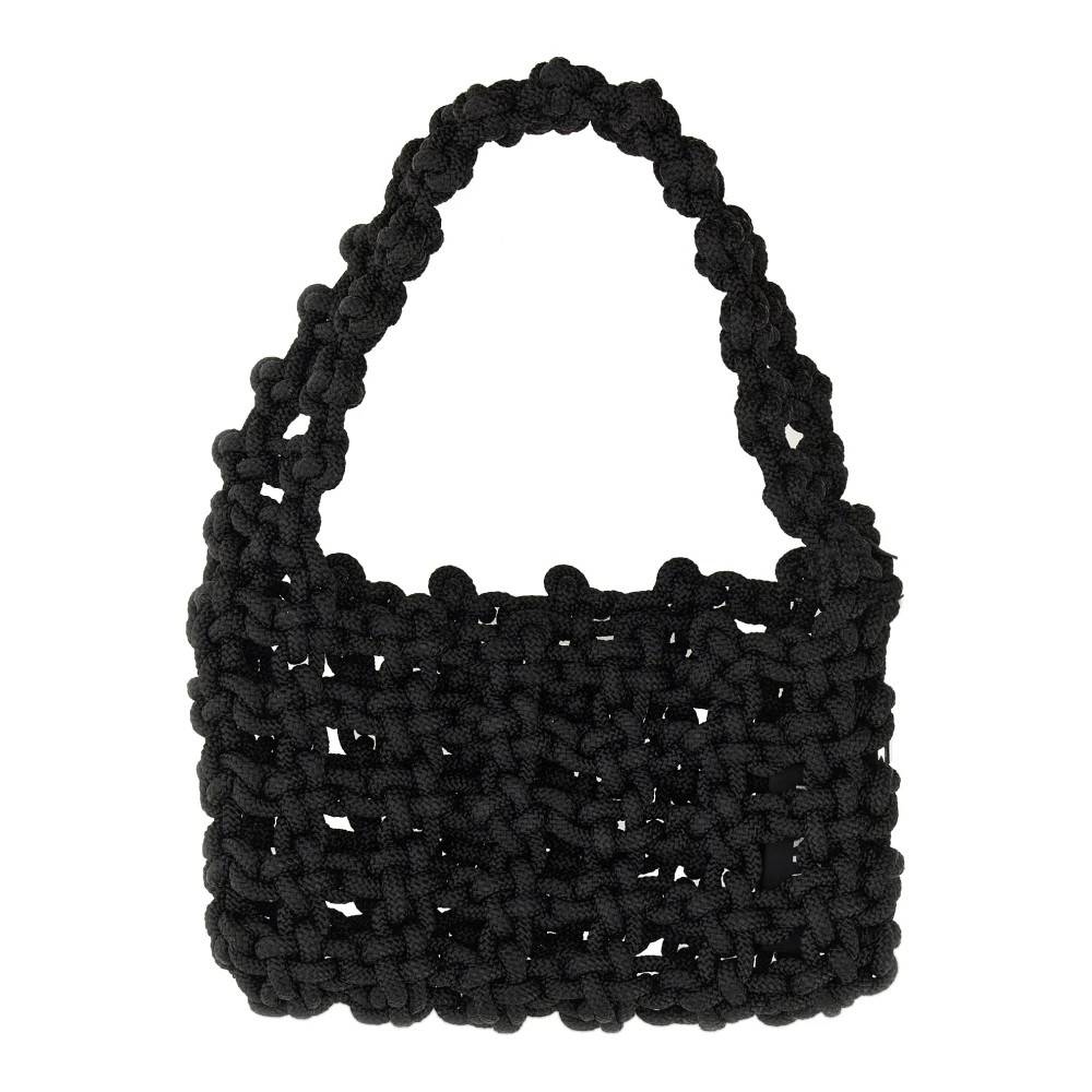 Kara Knot Skuldertaske - Tasker - Dame - Sort - ONE SIZE - Uld