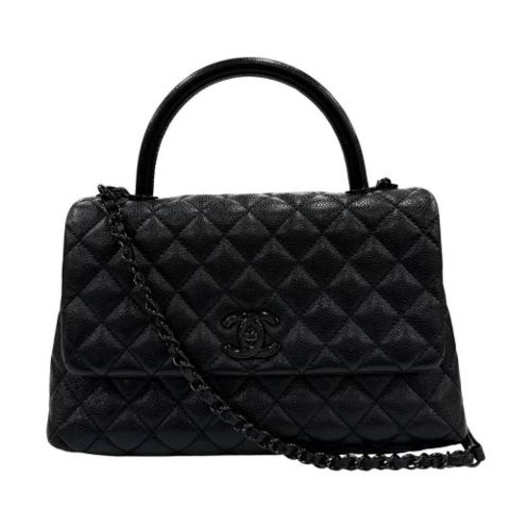Chanel Vintage Pre-owned Vintage Skuldertaske - Vintage - Dame - Sort - ONE SIZE - Uld