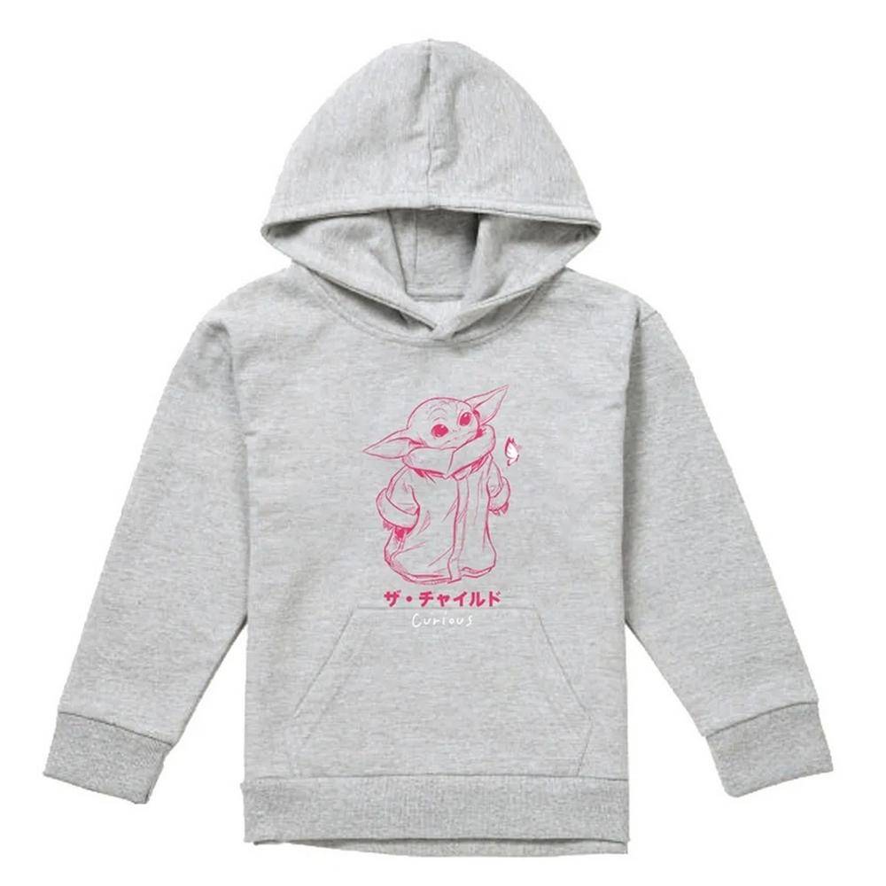 Star Wars The Mandalorian Childrens/Kids Napping Grogu Pod Heather Hoodie 12-13