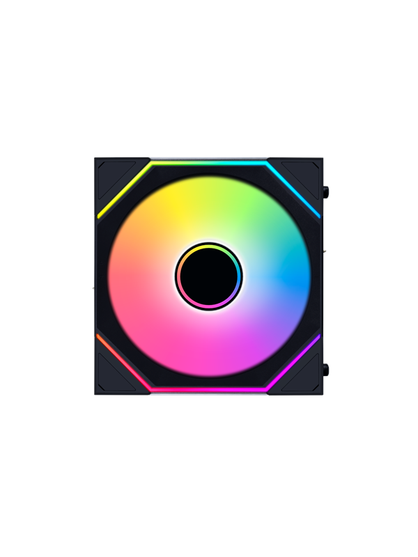 Lian Li UNI FAN SL INF Wireless Black - Kabinet køler - 120mm - Sort med RGB LED lys - 30 dBA
