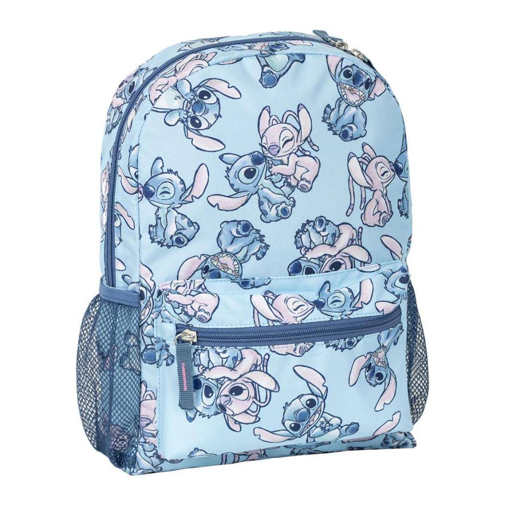 Stitch & Angel - Kids Backpack - 33X23X9Cm