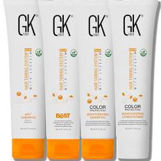 GK HAIR Global Keratin Det bästa professionella håret (100ml / 3,4 Fl Oz) Kit Det bästa professionella hårsetet Utjämnande och utjämnande behandling för en naturlig silkeslen och slät