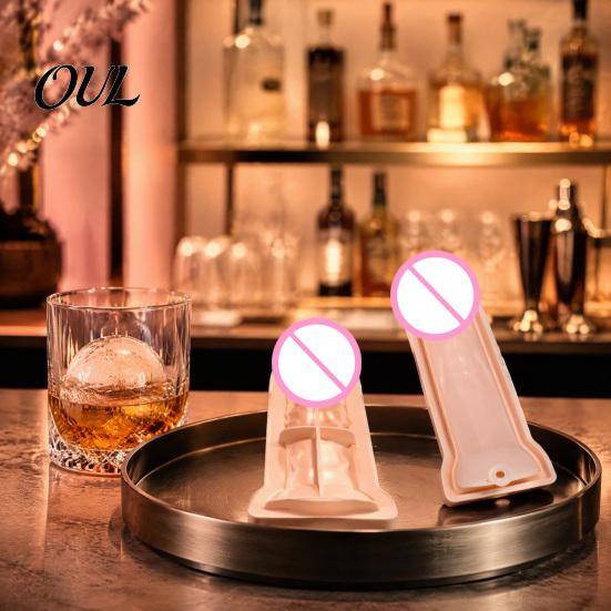 Novelty Ice Shapes Prank Cube Mold, Silicone Easy Release Tray, Flexible Tray Non-stick Maker for Cocktails Whiskey And Parties Reusable