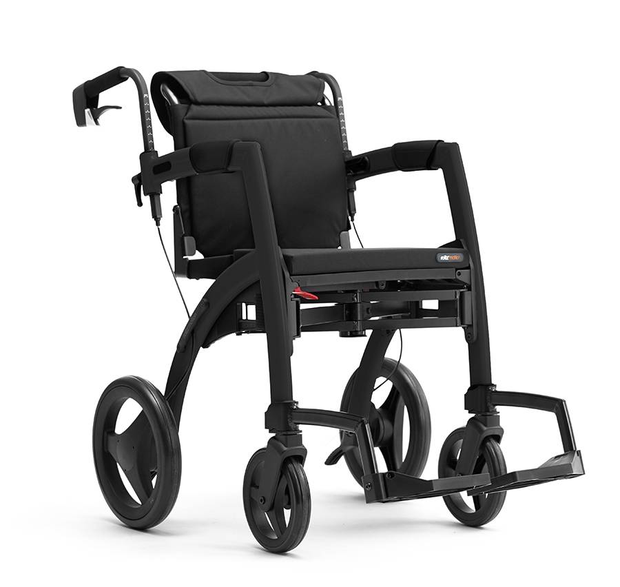 Rollz Kørestol og Rollator Sort