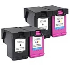 Compatible with 305 XL 305 305xl 305XL ink cartridge Replacement 2710 2720 4110 4120 4130 6010(2SET)