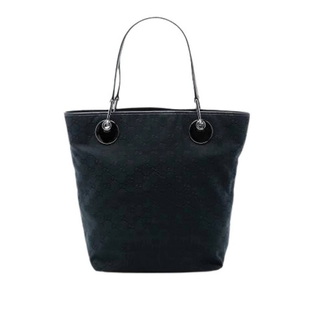 Gucci Vintage Pre-owned The Eclipse Tote Bag - Vintage - Dame - Sort - ONE SIZE - Uld