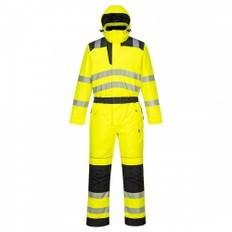 Portwest Unisex Adult PW3 Hi-Vis Overalls - 38R / Yellow-Black