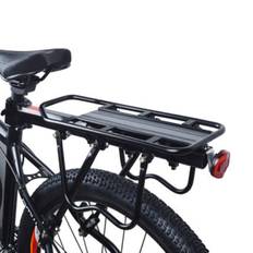 110Lb Kapacitet Næsten Universal Justerbar Cykel Bagagebærer Cykeludstyr Stativ Fodstøtte Cykel Bagagebærer Stativer Med Refleks