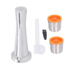 Reusable Coffee Capsule Cup Stainless Steel Coffee Filter Fit for Illy Home Office Cafe Accessory