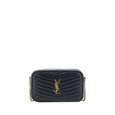 Saint Laurent, Väska, Dam, ONE Size, Quiltad Lou Axelväska med YSL Plakett