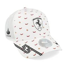 Formula One - Motor Vit trucker Keps - Kids Ferrari F1 24 Sainz Special Edition Barcelona Puma White Trucker @ Hatstore