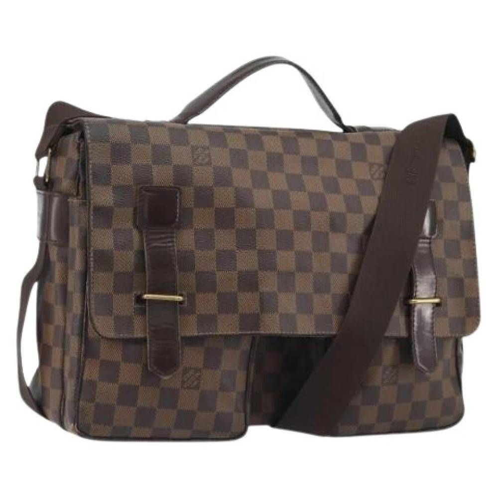 Louis Vuitton Vintage Pre-owned Broadway Skuldertaske - Vintage - Dame - Brun - ONE SIZE - Uld