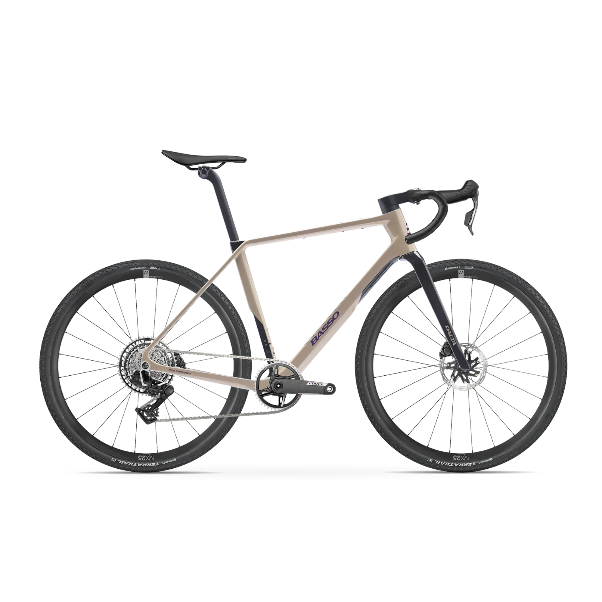 Palta III SRAM Force XPLR - Microtech MX25 - Basso - Purple Dust / S / 440mm