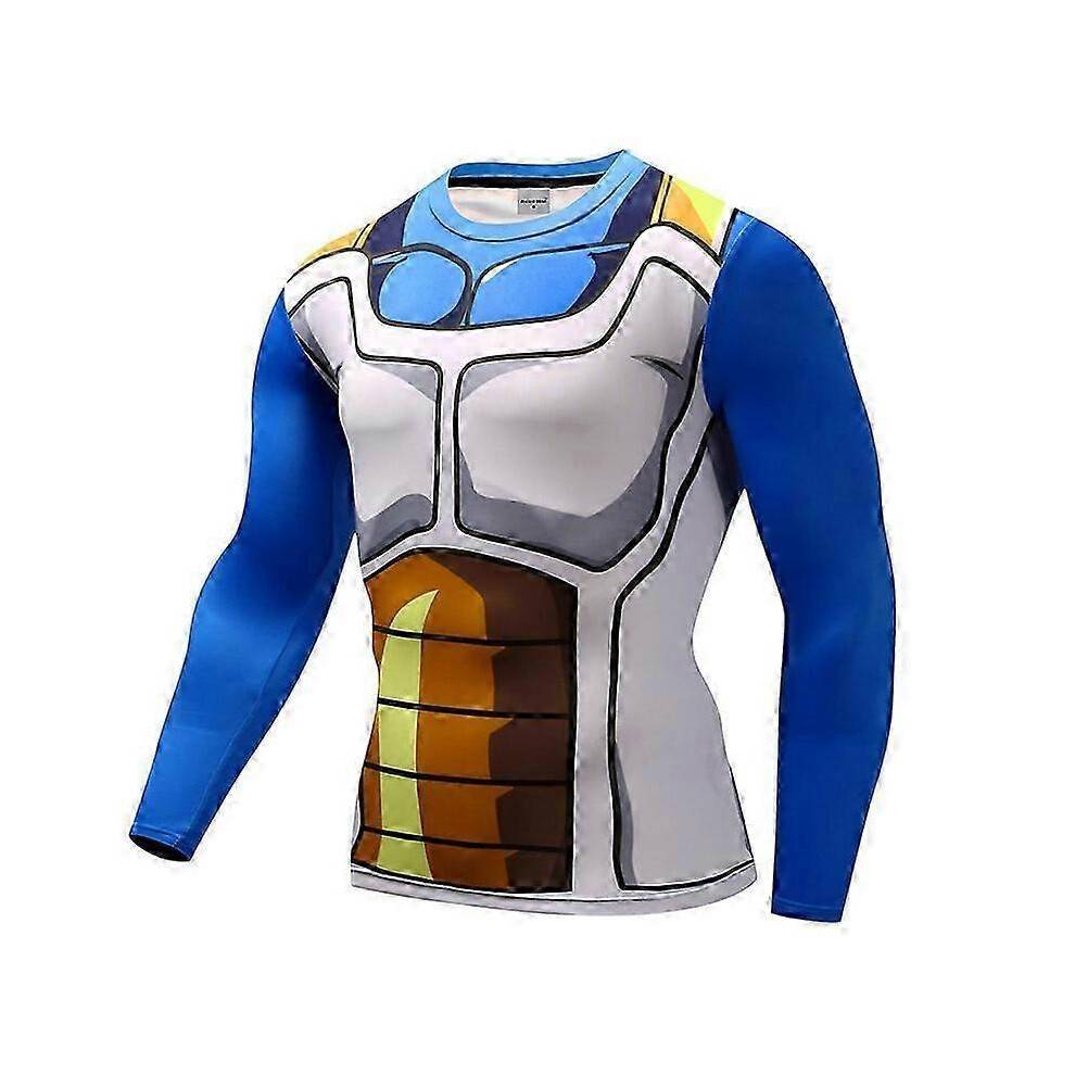 (ue49, L) 3d Dragon Ball T Shirt Slim Fit Homme Compression Costume Vegeta Tshirt Son Goku Men Fitness Leggings Shorts Sportwear T-shirts