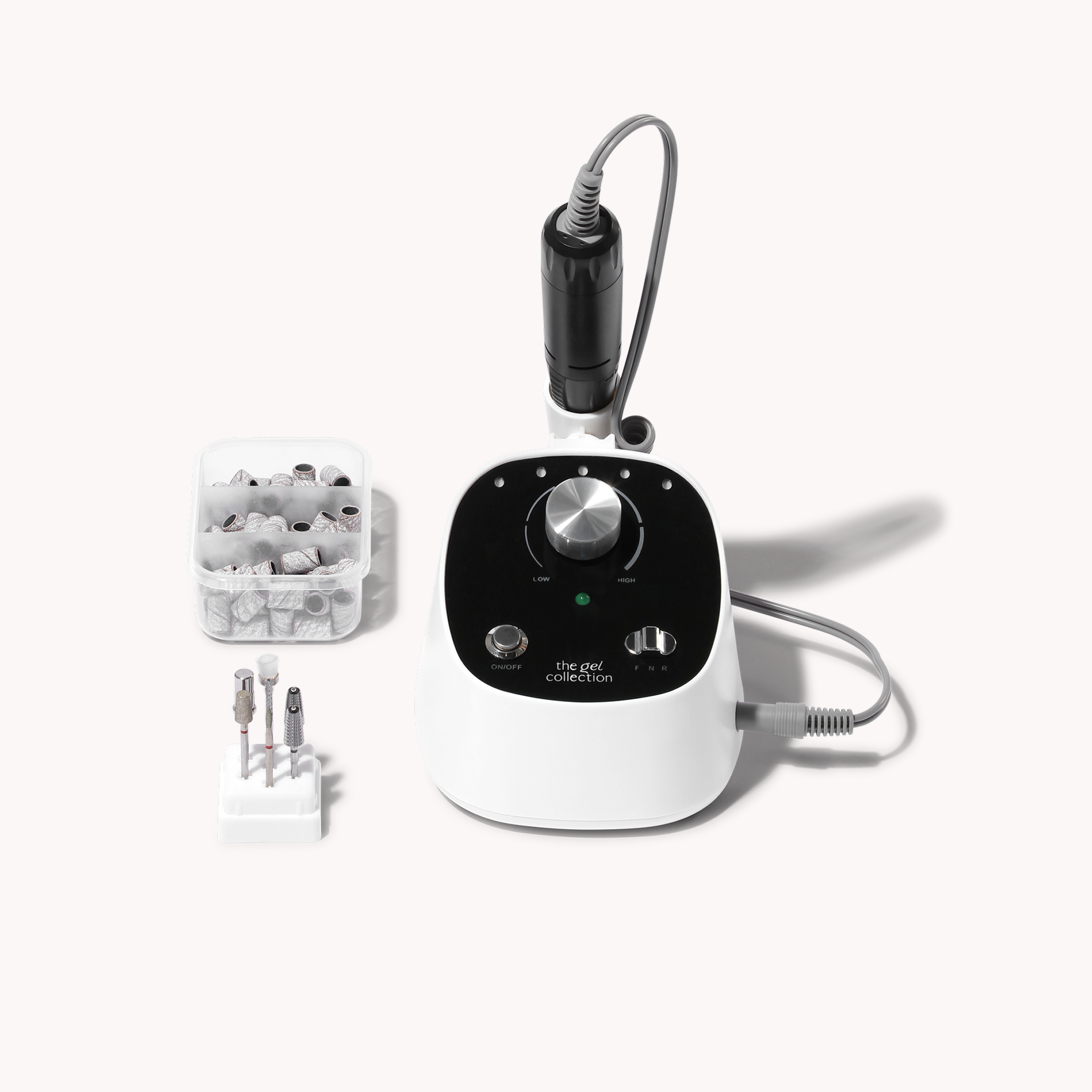 PAKKETILBUD • Drill Expert™ elektrisk neglefil + Bit Kit Essential - Ceramic