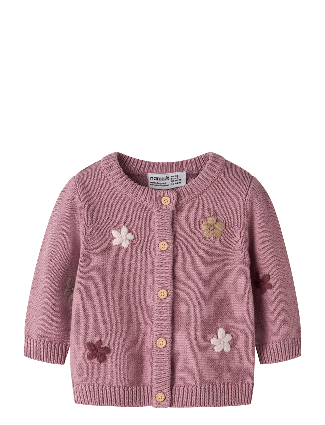 NAME IT Nbfnanny Ls Knit Card | Purple | 50