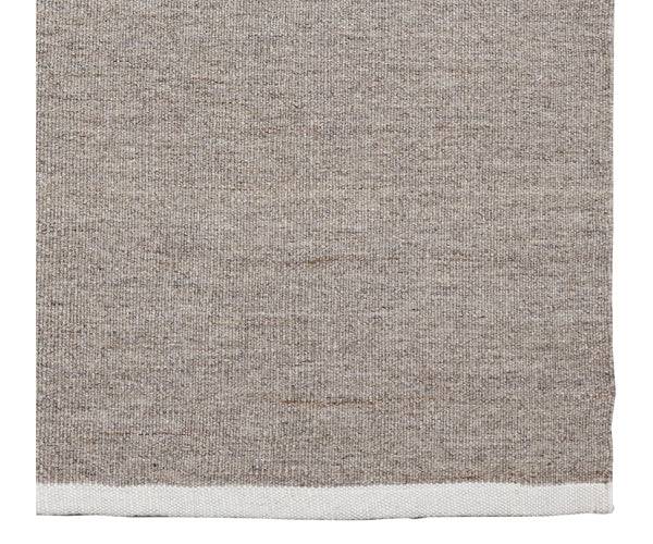Massimo Escape Kelim Tæppe - 250x350 - Light Beige Med Syninger