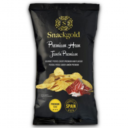 Spanske Gourmet Chips med Skinke - 40 gr.