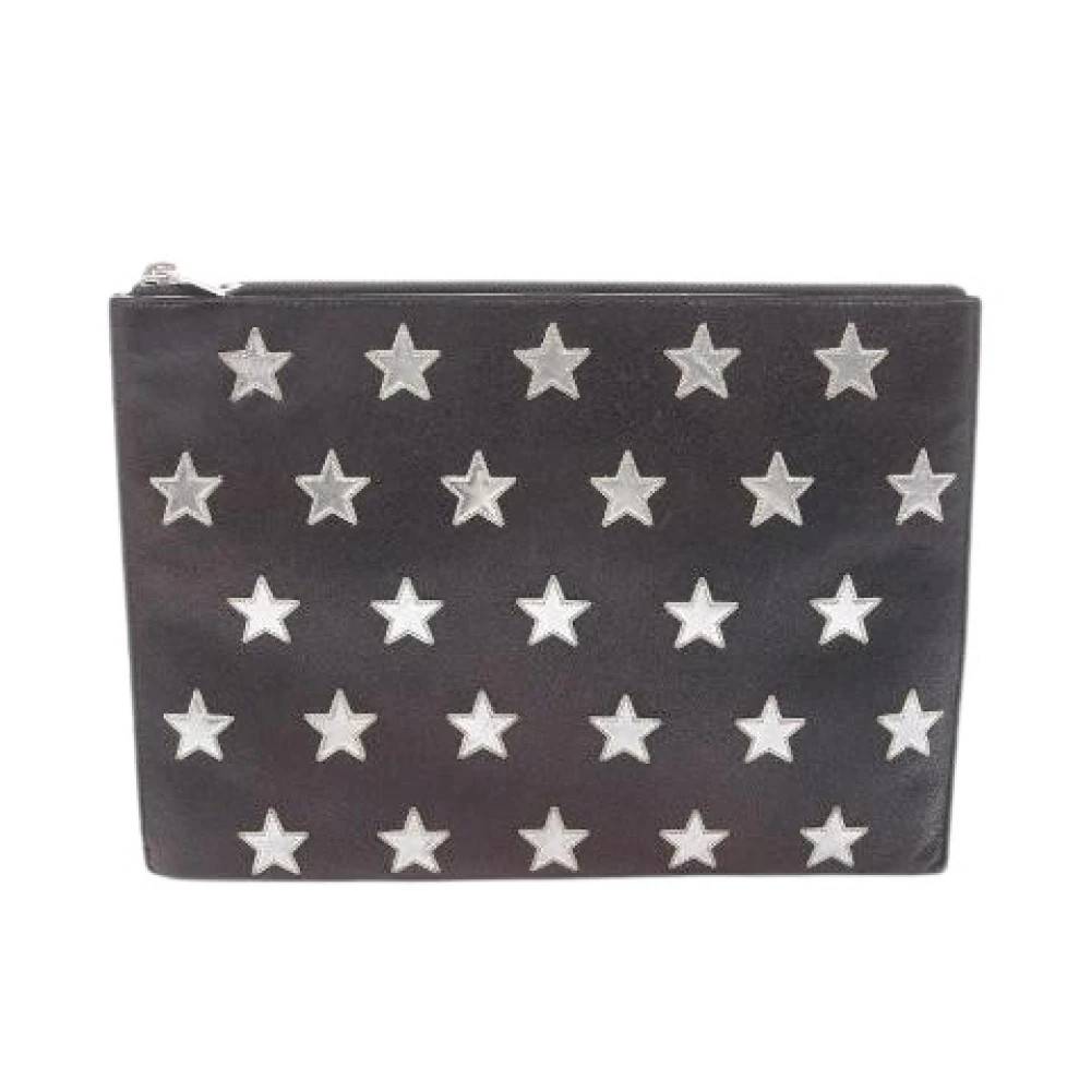 Yves Saint Laurent Vintage Pre-owned Paris Læder Clutch Taske - Vintage - Dame - Sort - ONE SIZE - Læder