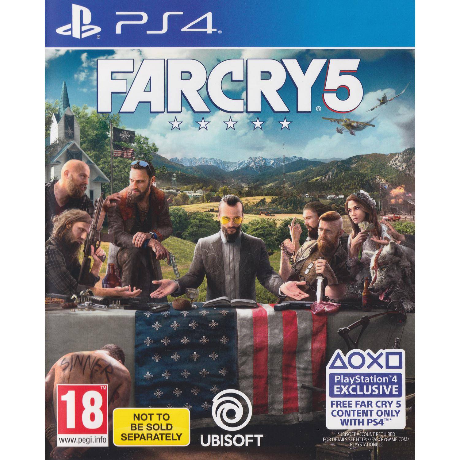 Far Cry 5 Playstation 4 PS4 Bundle Copy (Begagnad)