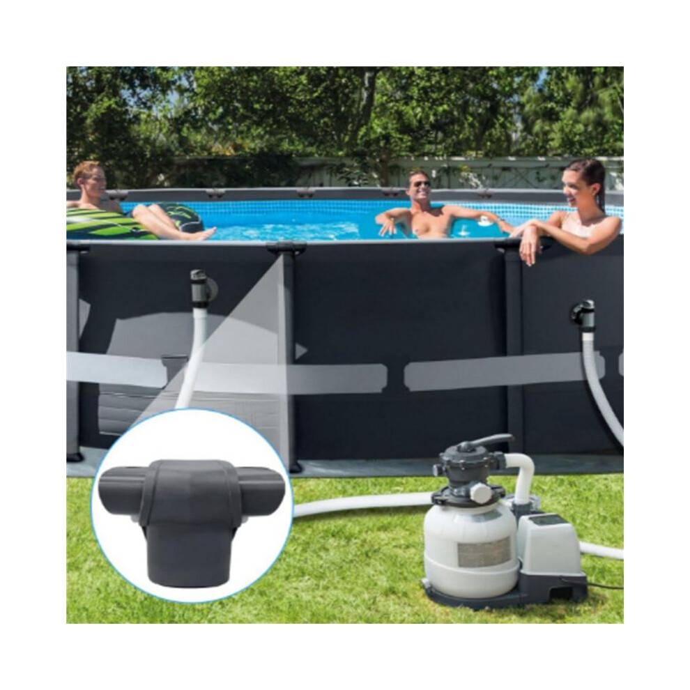 12427 T-Joint for Ultra Frame Pools Fits 15ft to 16ft Models Durable Replacement Part 4 Pcs