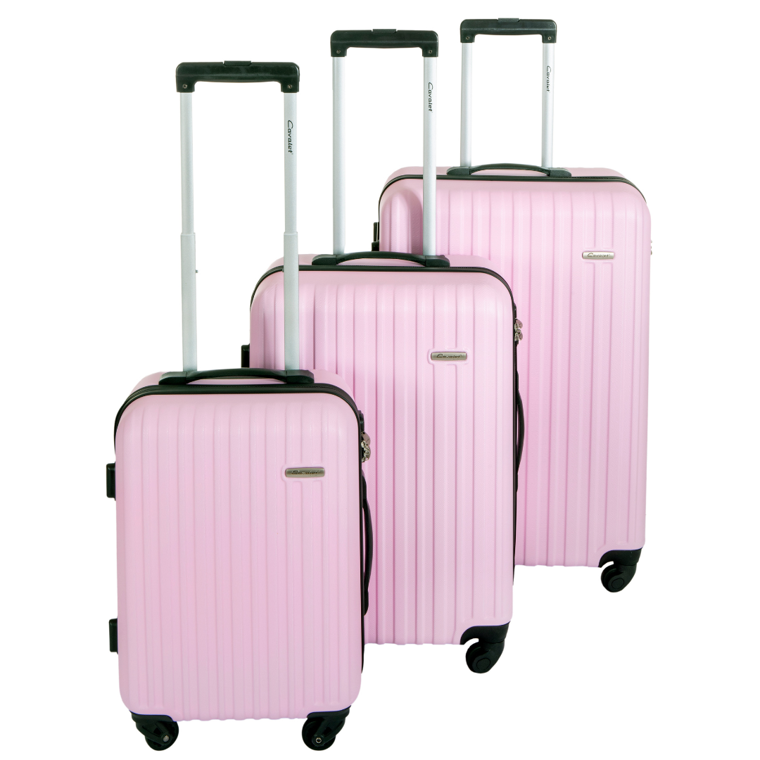 Cavalet Rhodos Resväskor 3-Pack, Ljusrosa
