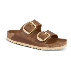 Birkenstock Arizona Big Buckle med Narrow Original fodseng Cognac - 43