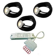 Miniled 1W 2700K Hawkled Kit 1-6 lampor (3 st lampor)